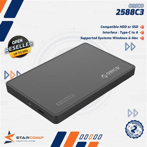 Jual Orico 2588c3 25 Inch Usb31 Type C Hard Drive Enclosure Kab Sleman Starcomp Tokopedia