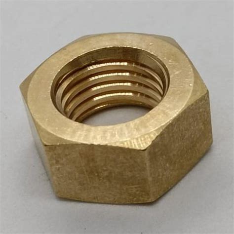 Hexagonal Mm Golden Brass Hex Nut For Hardware Fitting M Mm