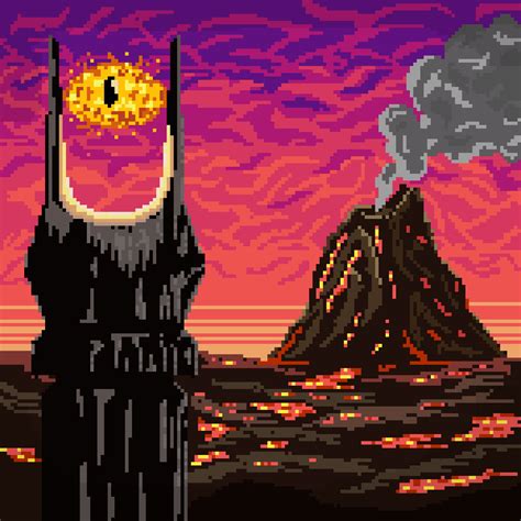 Pixilart Mount Doom By SweetConceptz