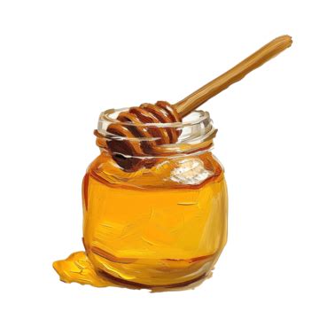 Cute Honey Stationary Sticker Oil Painting Honeycomb Bee Honey Bee