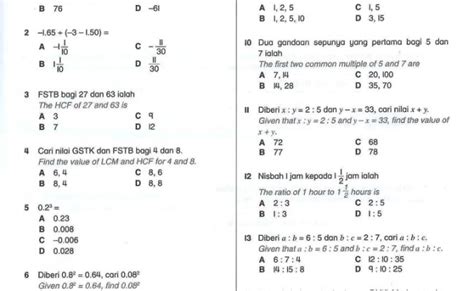 Nota Matematik Tingkatan 1 Nombor Nisbah Eateryro