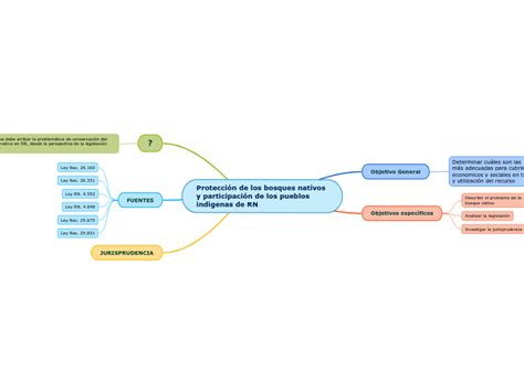 Protecci N De Los Bosques Nativos Y Partic Mind Map