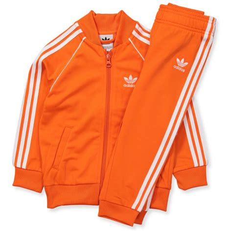 Orange Adidas Tracksuit Famous Brand