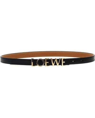 White Loewe Belts For Women Lyst