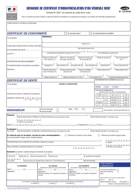 PDF Télécharger cerfa 02 code de la route Gratuit PDF PDFprof