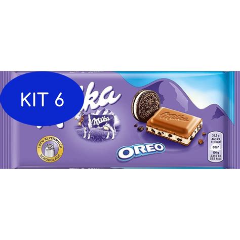 Kit Barra De Chocolate Milka Oreo G No Shoptime