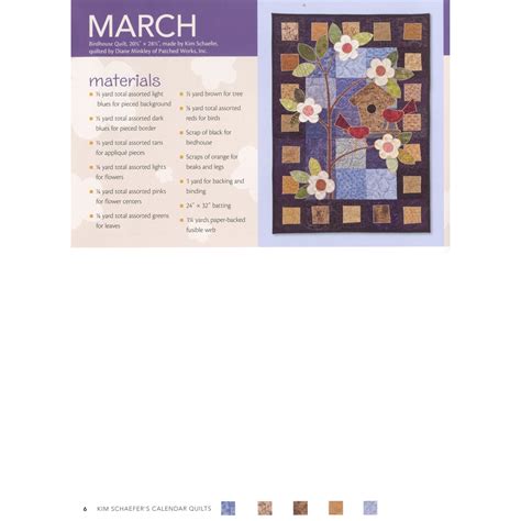 Calendar Quilts Kim Schaefer