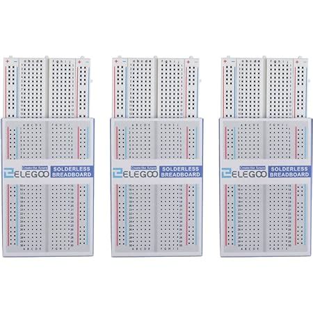 Aihasd 3 En 1 Breadboard 830 Points Plaque Platine D Essai Essays Sans