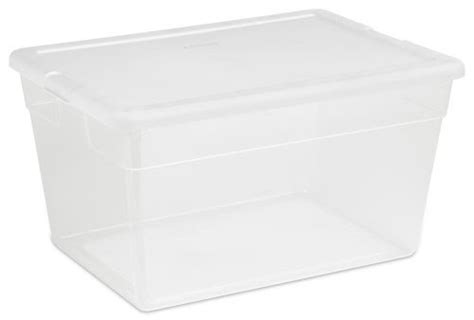 Storage Bins Sterilite 16598008 56 Quart Clear Storage Box See Through