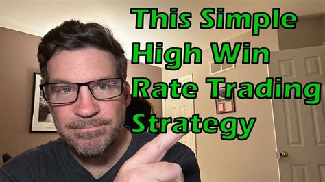 The Simplest High Win Rate Trading Strategy Youtube