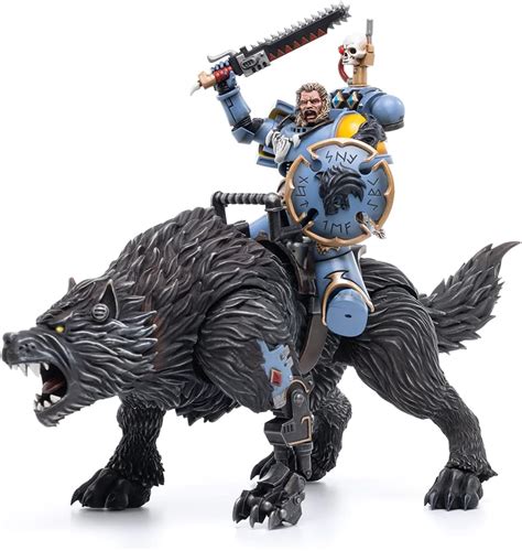 Amazon JoyToy Warhammer 40K 1 18 Space Wolves Thunderwolf Cavalry