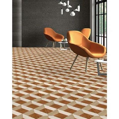 Matt 3d 1 Digital Hd Porcelain Floor Tiles 600x600 Mm Thickness 8