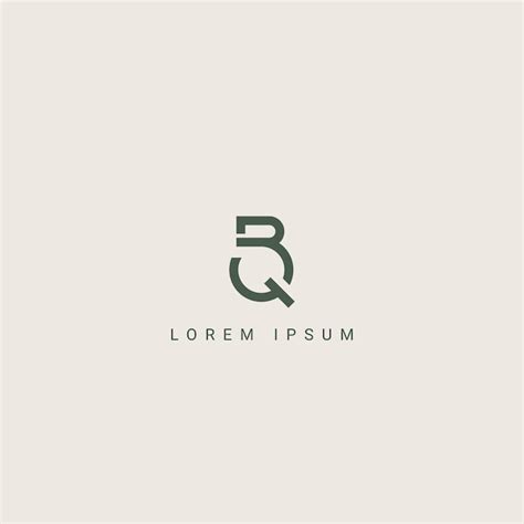 Premium Vector Modern Unique Letter Bq Qb Logo Icon Design Template