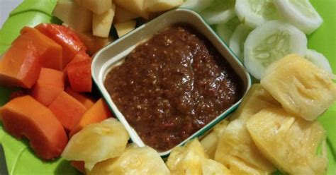 1 470 Resep Bumbu Rujak Buah Enak Dan Sederhana Ala Rumahan Cookpad