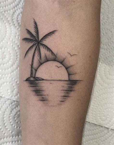 340 Beach Tattoo Designs 2023 TattoosBoyGirl Palm Tattoos Beach