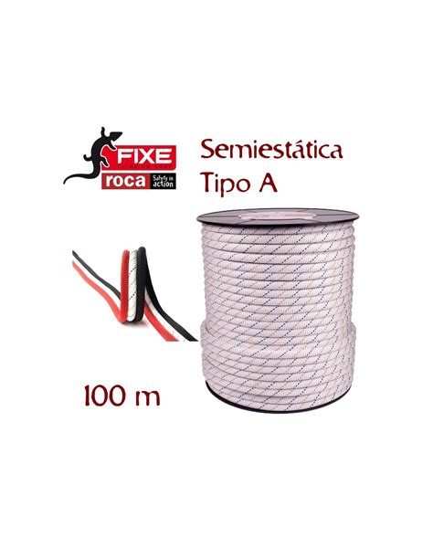 pro rope blanca bobina 100 m cuerda semiestática para trabajos