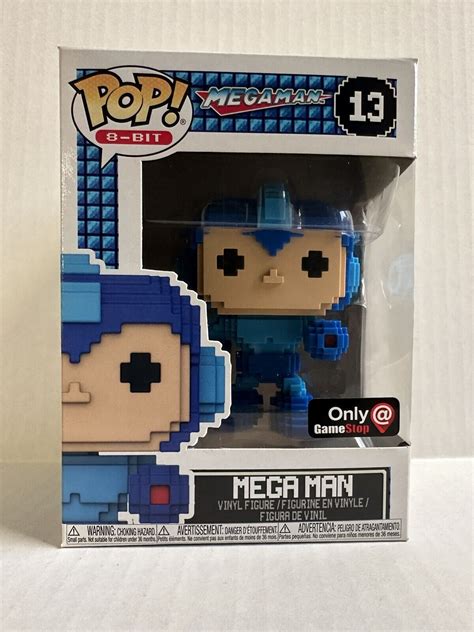 Funko Pop Mega Man Bit Gamestop Exclusive Ebay