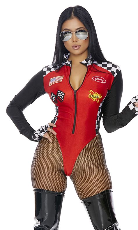 Forplay Womens 4pc Sexy Racer Costume Racer Costume Costumes For