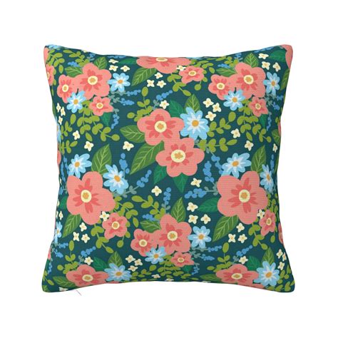 ZICANCN Cartoon Abstract Flowers Throw Pillow Covers Bed Couch Sofa