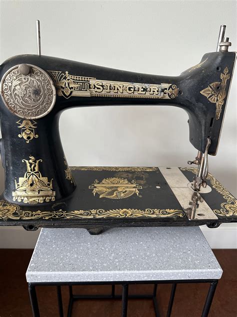 Antique Singer Gold Sphinx Sewing Machine Etsy