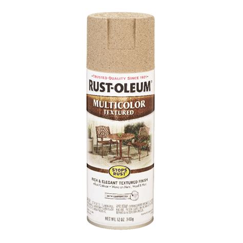 Rust Oleum Stops Rust Multicolor Textured Desert Bisque Spray Paint 12 Oz Ace Hardware