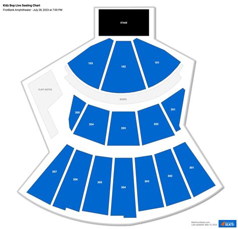 FirstBank Amphitheater Seating Chart - RateYourSeats.com