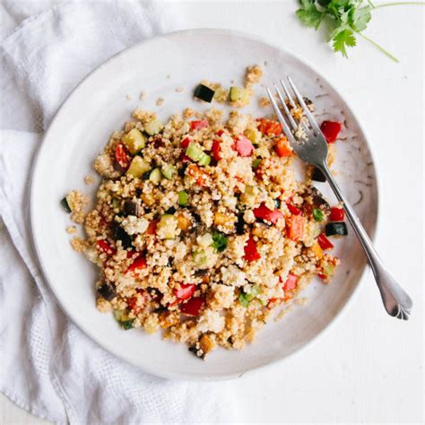 Roast Vegetable Quinoa Salad Wallflower Kitchen