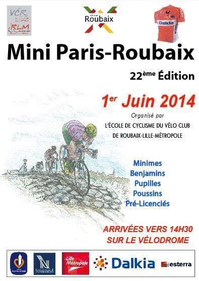 Cyclisme Mini Paris Roubaix Le Dimanche Er Juin Roubaix