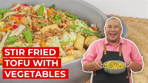 Simpol And Healthy Stir Fried Tofu With Vegetables Simpol Chef Tatung Youtube