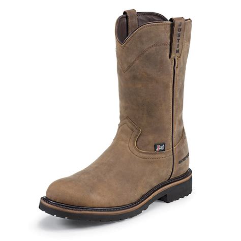 Justin Boots SE4960 Men's Size 8d Drywall Pullon Waterproof Work Boot ...