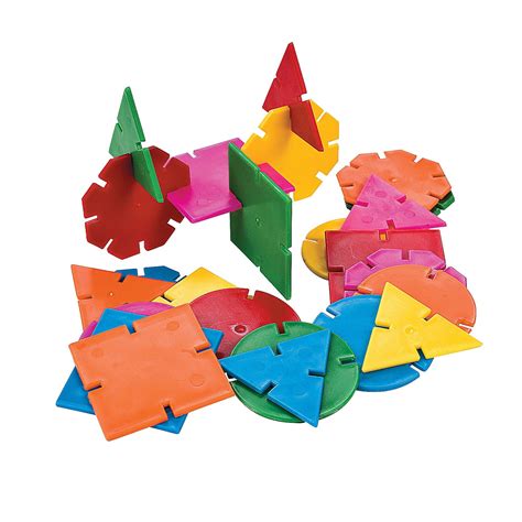 Geometric Connecting Shapes 400 Pieces Walmart