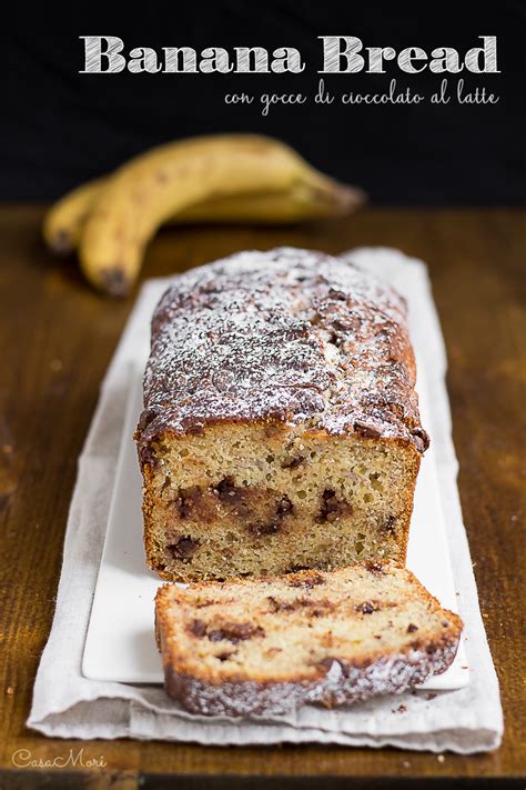 Banana Bread Con Gocce Di Cioccolato Al Latte