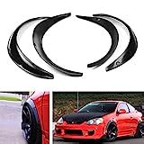 IJDMTOY 4pcs Universal Fit JDM Style Fender Flares Wheel Arch Extension