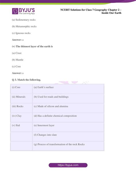 NCERT Solutions For Class 7 Geography Social Science Chapter 2 Inside