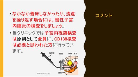 「慢性子宮内膜炎の検査と治療効果」 津田沼ivfクリニック Tsudanuma Ivf Clinicのブログ