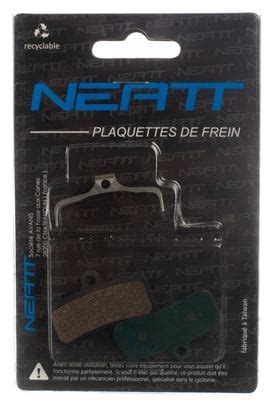 Paire De Plaquettes Neatt Pour Shimano Saint 810 Saint 820 Zee 640