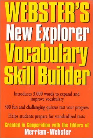 Webster S New Explorer Vocabulary Skill Builder Cornog Mary W