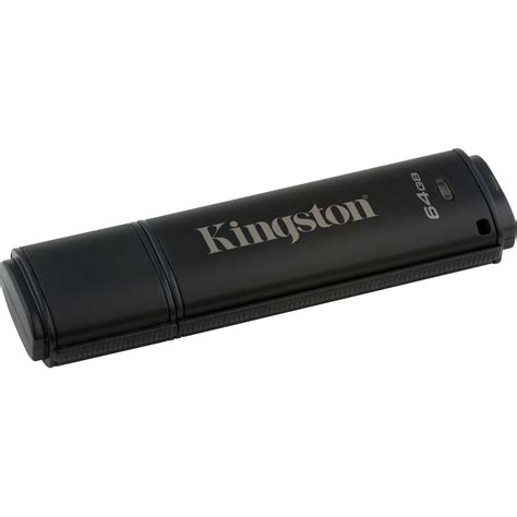 Kingston DataTraveler 4000 G2 64 GB USB 3 0 Flash Drive 256 Bit AES