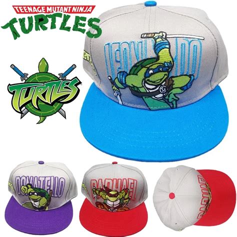 Tmnt Embroidery Baseball Caps Boys Kids Fashion Cute Ninja Turtles