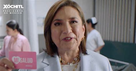 Xóchitl Gálvez propone tarjeta Mi Salud para medicinas en nuevo spot