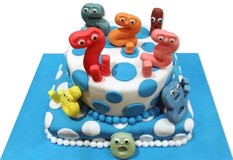 numberjacks cake | Novelty cakes, Cake, Cake design