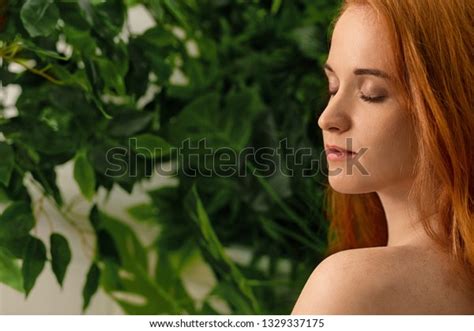Side View Portrait Nude Tender Gentle Stock Photo Edit Now