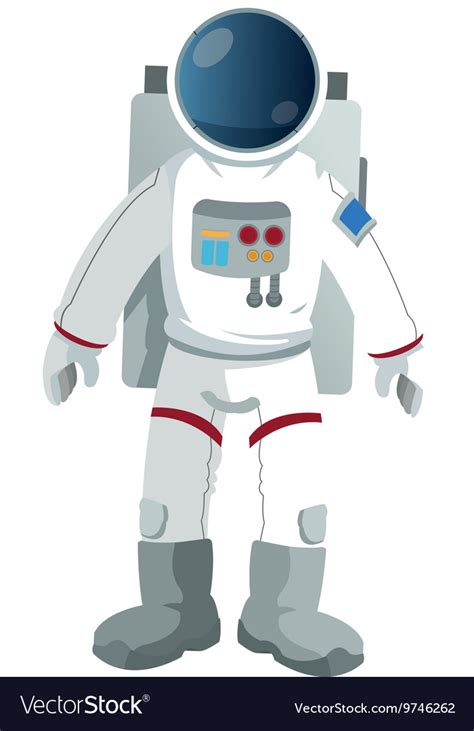 Astronaut suit icon Royalty Free Vector Image - VectorStock