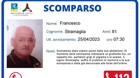 Cerignola Ritrovato L Anziano Scomparso Oggi