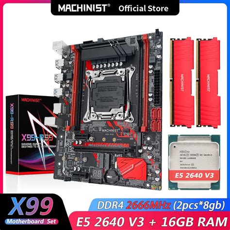 Buy Machinist X99 Motherboard Combo LGA 2011 3 With Intel Xeon E5 2680