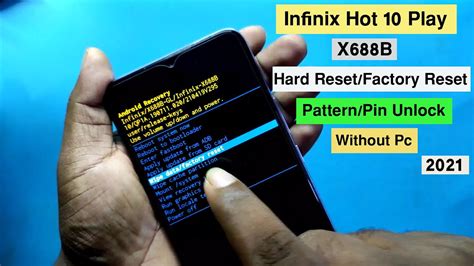 Infinix Hot 10 Play X688B Hard Reset Factory Reset Infinix X688B