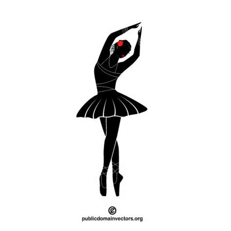 Ballet Dancer Vector Clip Art Public Domain Vectors