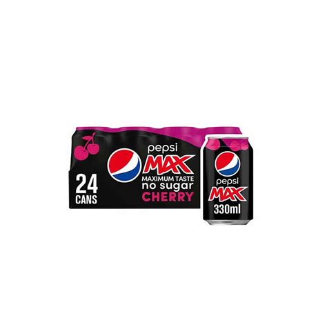 Pepsi Max Cherry Cans 24 X 330ml Imperial Housewares