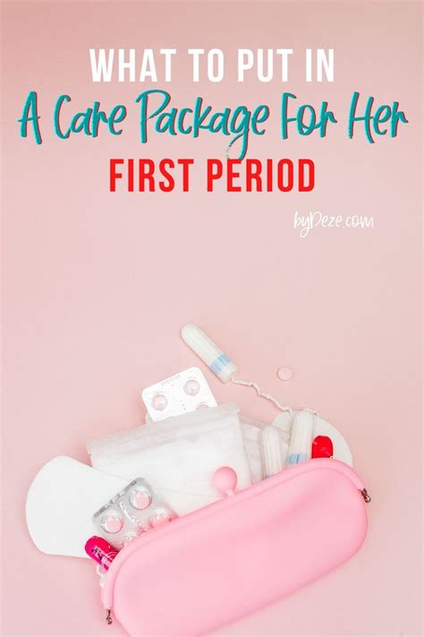 25 Items To Put In An Epic Period Care Package First Period Kits