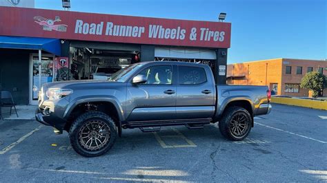 Toyota Tacoma Grey Fuel Off Road Rebel D Wheel Front